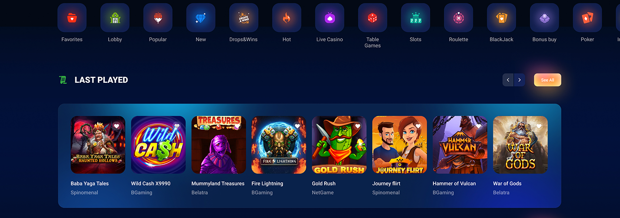 Azur Slot καζίνο